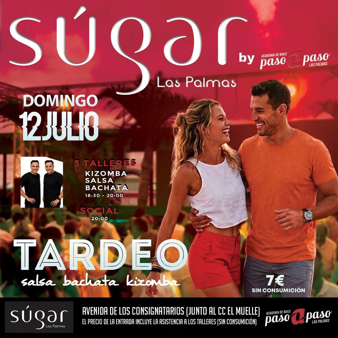 Tardeo: salsa, bachata y kizomba en Paso a Paso Las Palmas