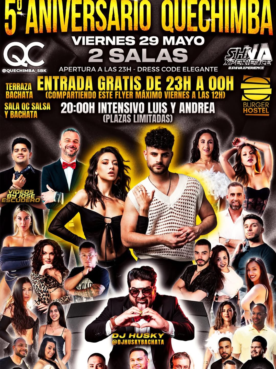 5º Aniversario Quechimba: Social de Salsa y Bacha en Valkiria Hub Space