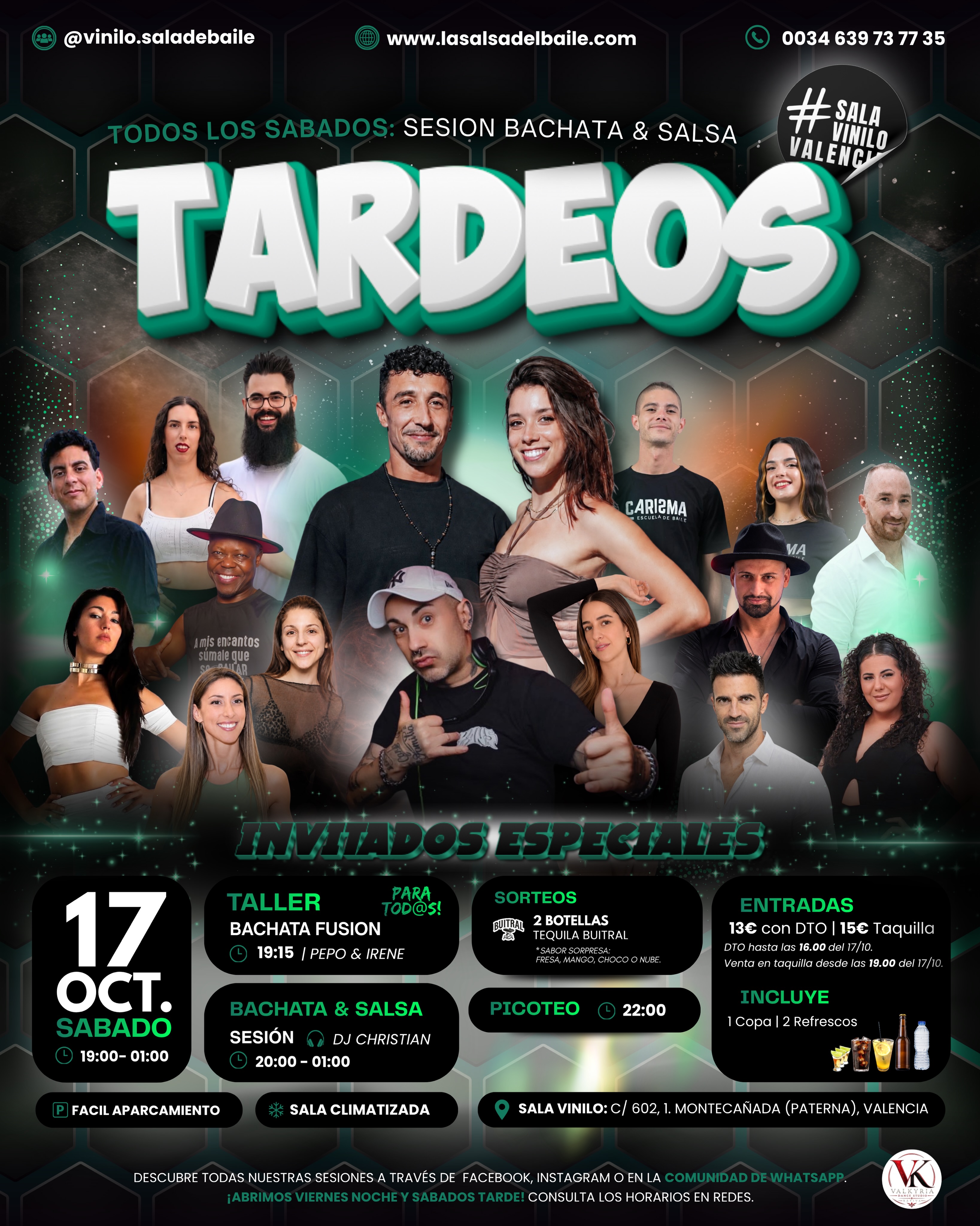 TarDEOS: Sesión Bachata y Salsa en Sala Vinilo