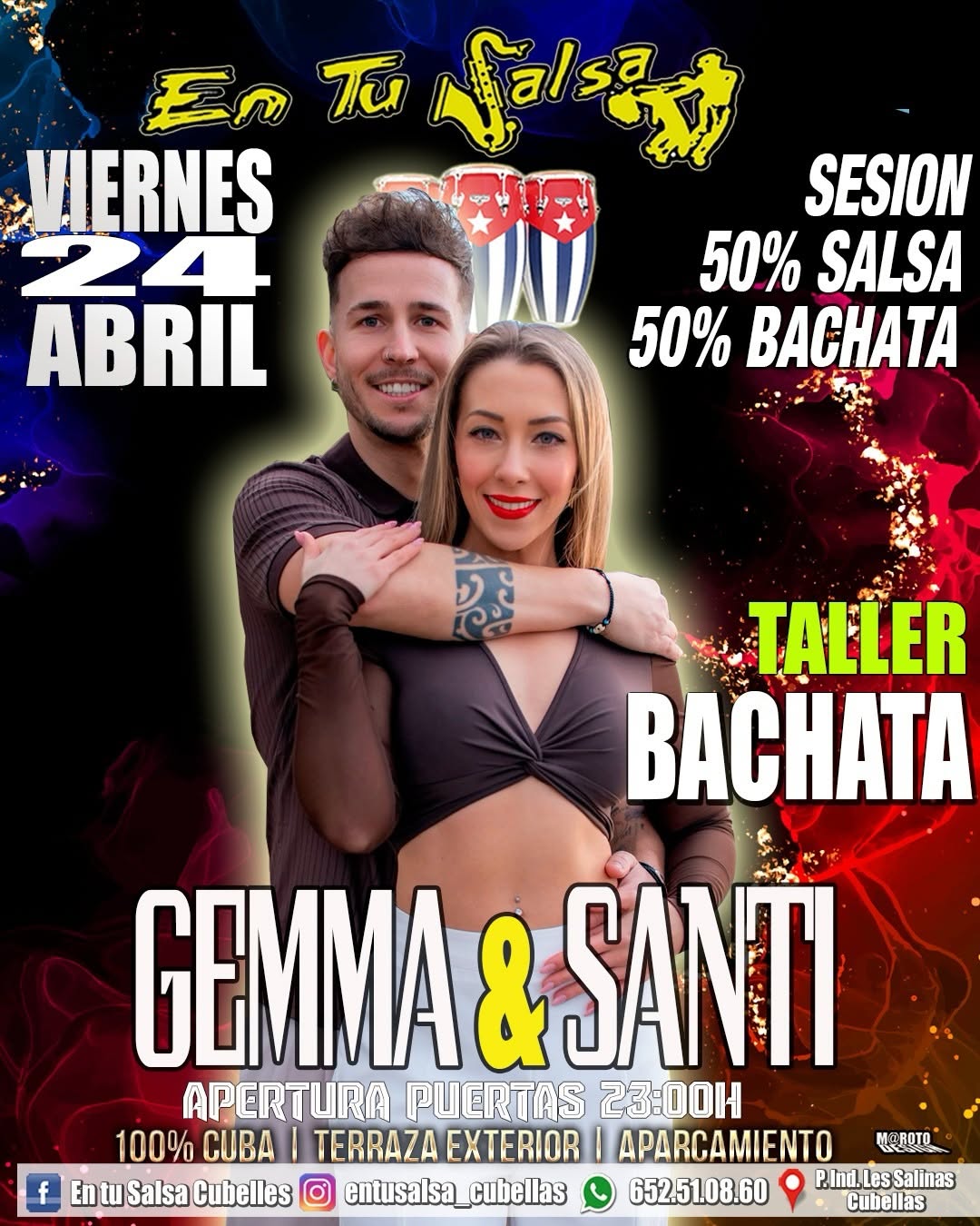 Taller de Bachata con Gemma y Santi