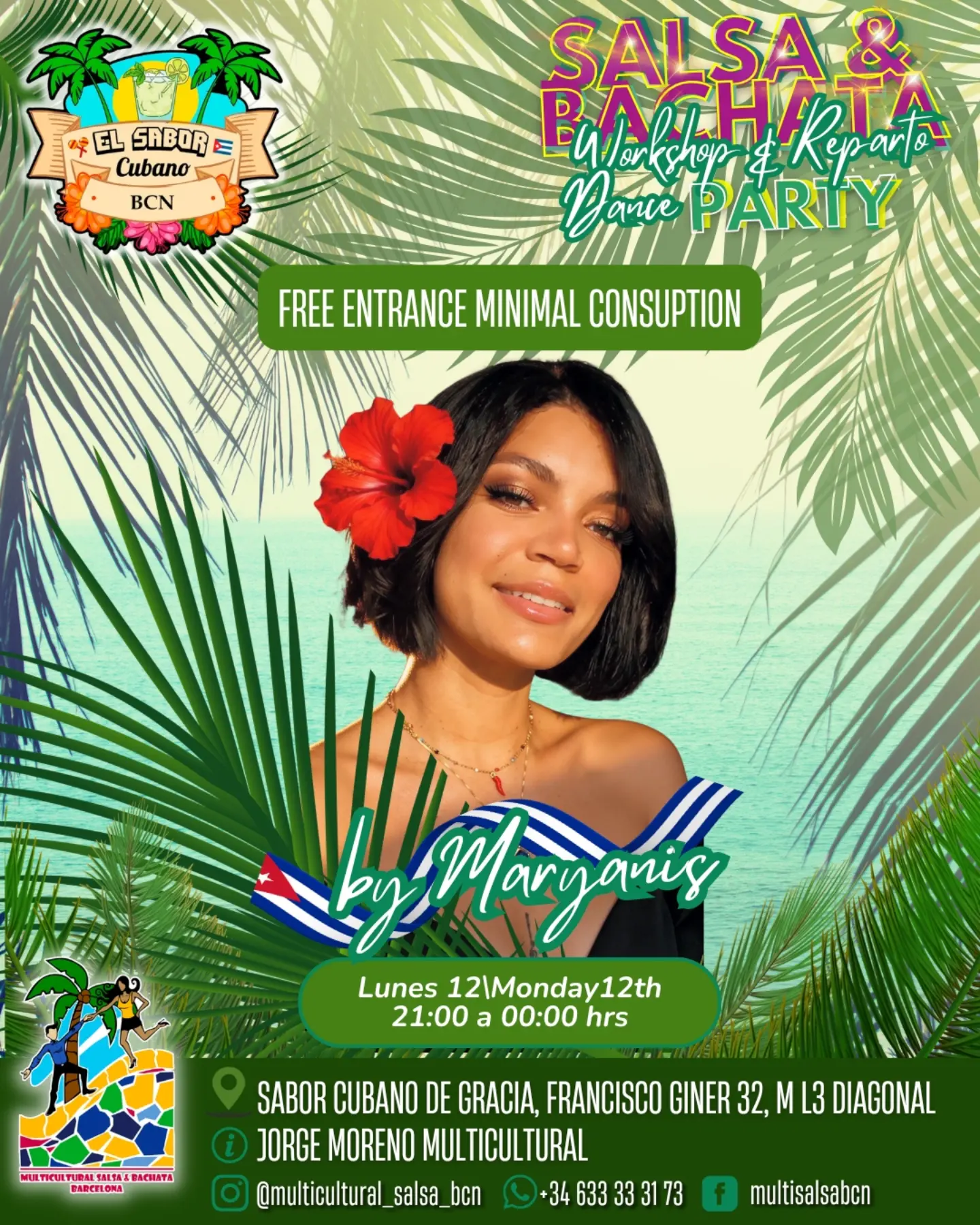 Fiesta de Salsa y Bachata en Multicultural Salsa Bachata Barcelona