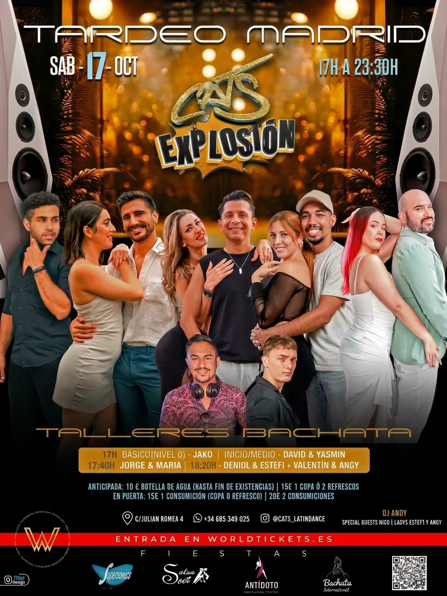 Tardeo Madrid: Talleres Bachata en SALSASECTA