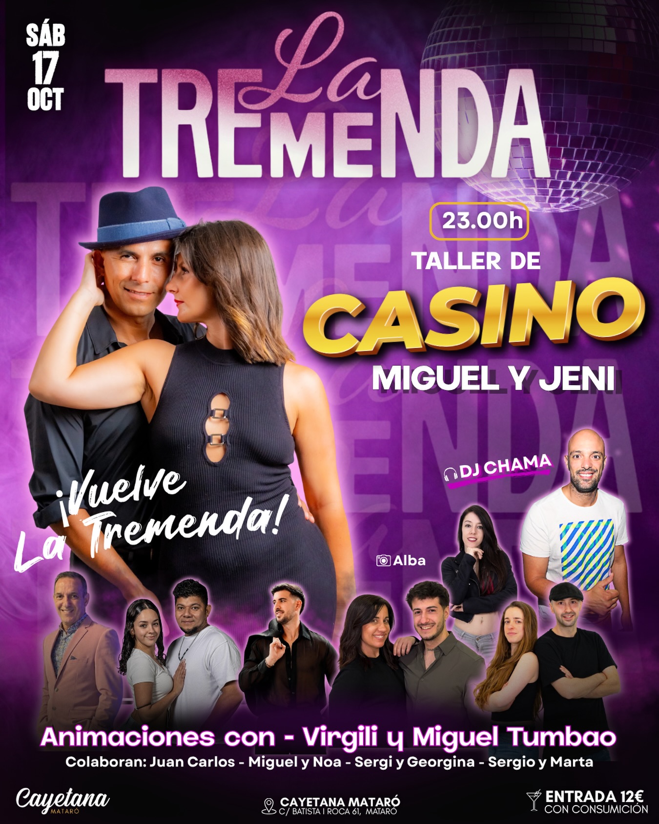 Taller de Casino con La Tremenda en La Tremenda