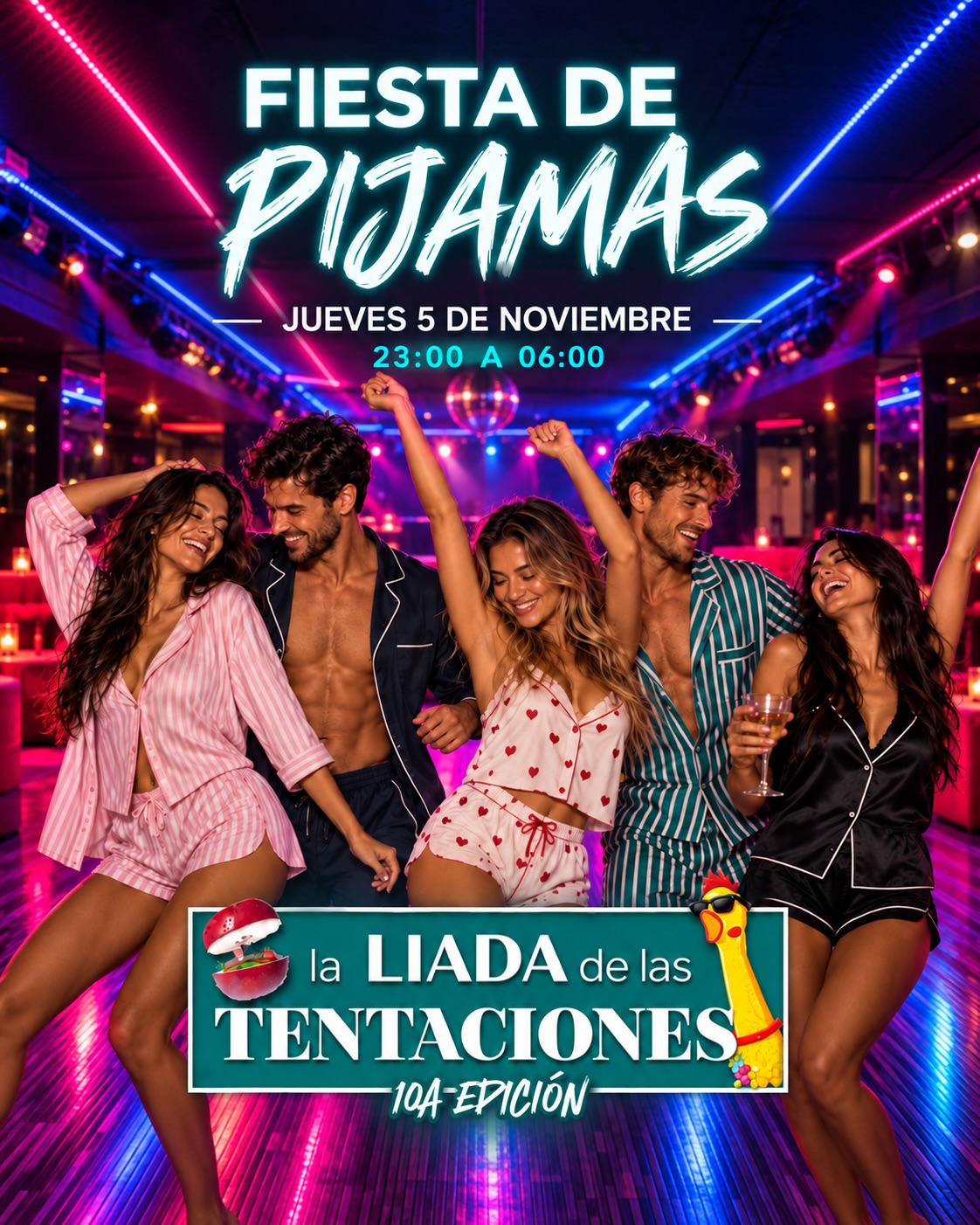 Fiesta de Pijamas en Esencia Nights