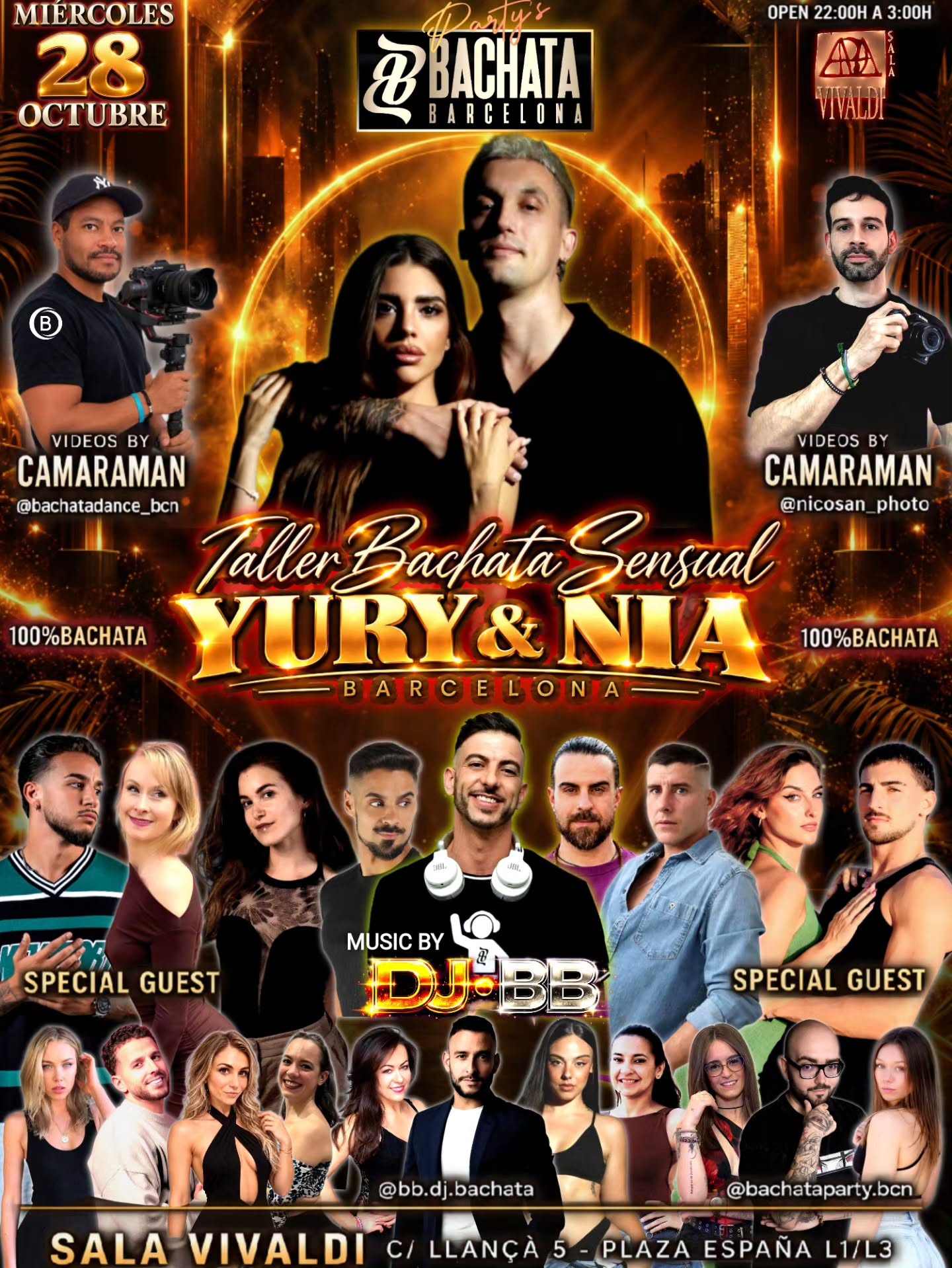 Taller Bachata Sensual con Yury y Nia en 𝗕𝗮𝗰𝗵𝗮𝘁𝗮 𝗕𝗮𝗿𝗰𝗲𝗹𝗼𝗻𝗮 𝗣𝗮𝗿𝘁𝘆'𝘀