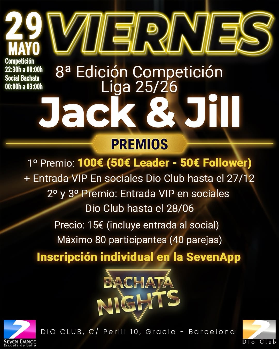 Jack & Jill – Competición de Bachata en Dio Club