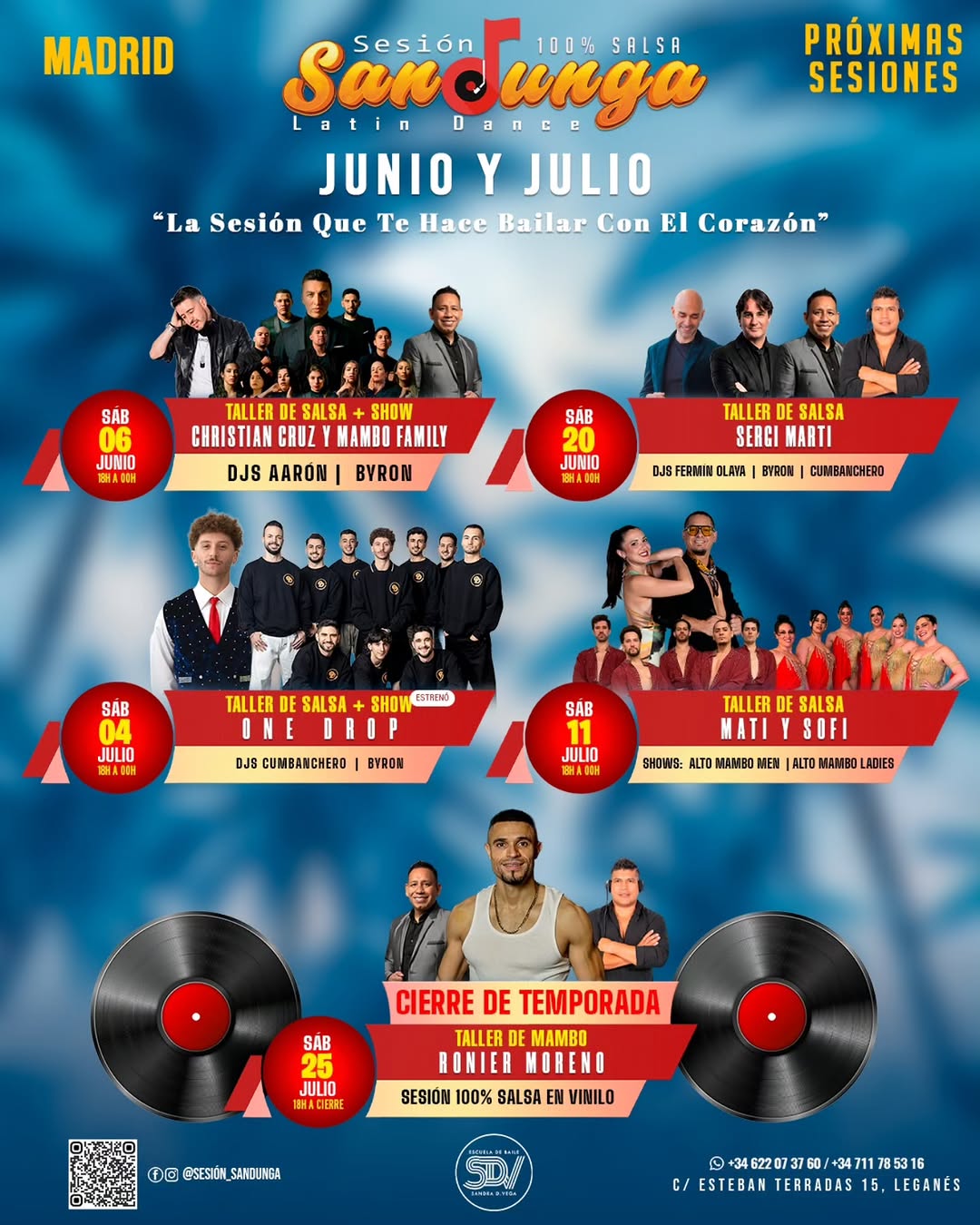 Taller de Salsa con Sergi Martí en Sesión Sandunga Latín Dance