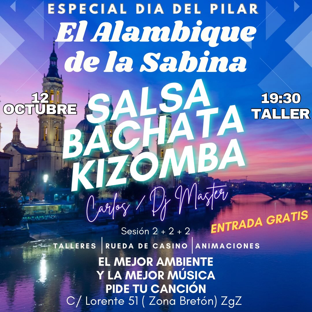 Salsa, Bachata y Kizomba en El Alambique de la Sa en Alambique de la Sabina
