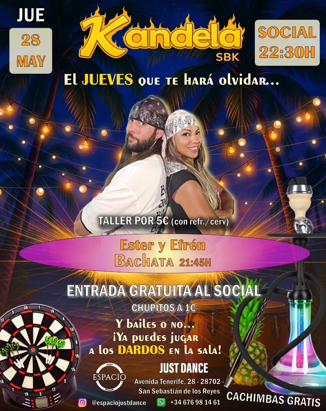 Bachata Social con Ester y Efren en Just Dance