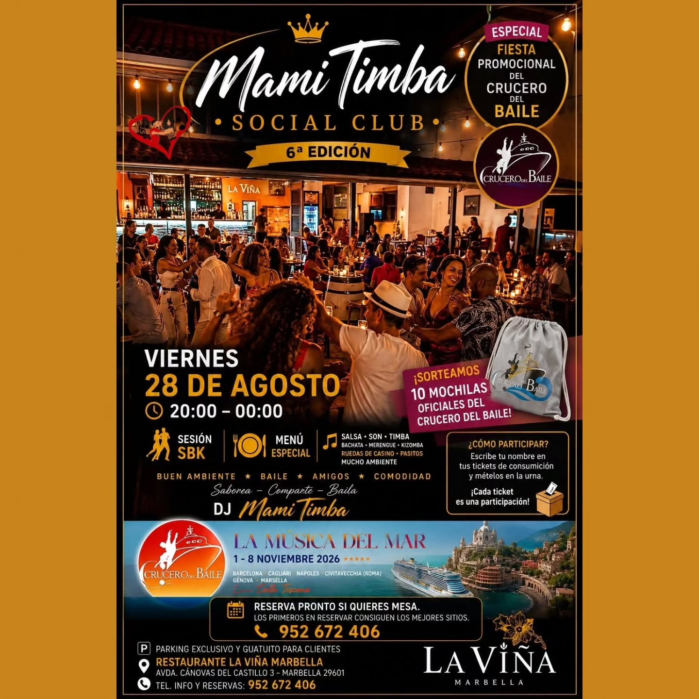 Mami Timba Social Club - 6a Edición en Donde se baila SBK Málaga