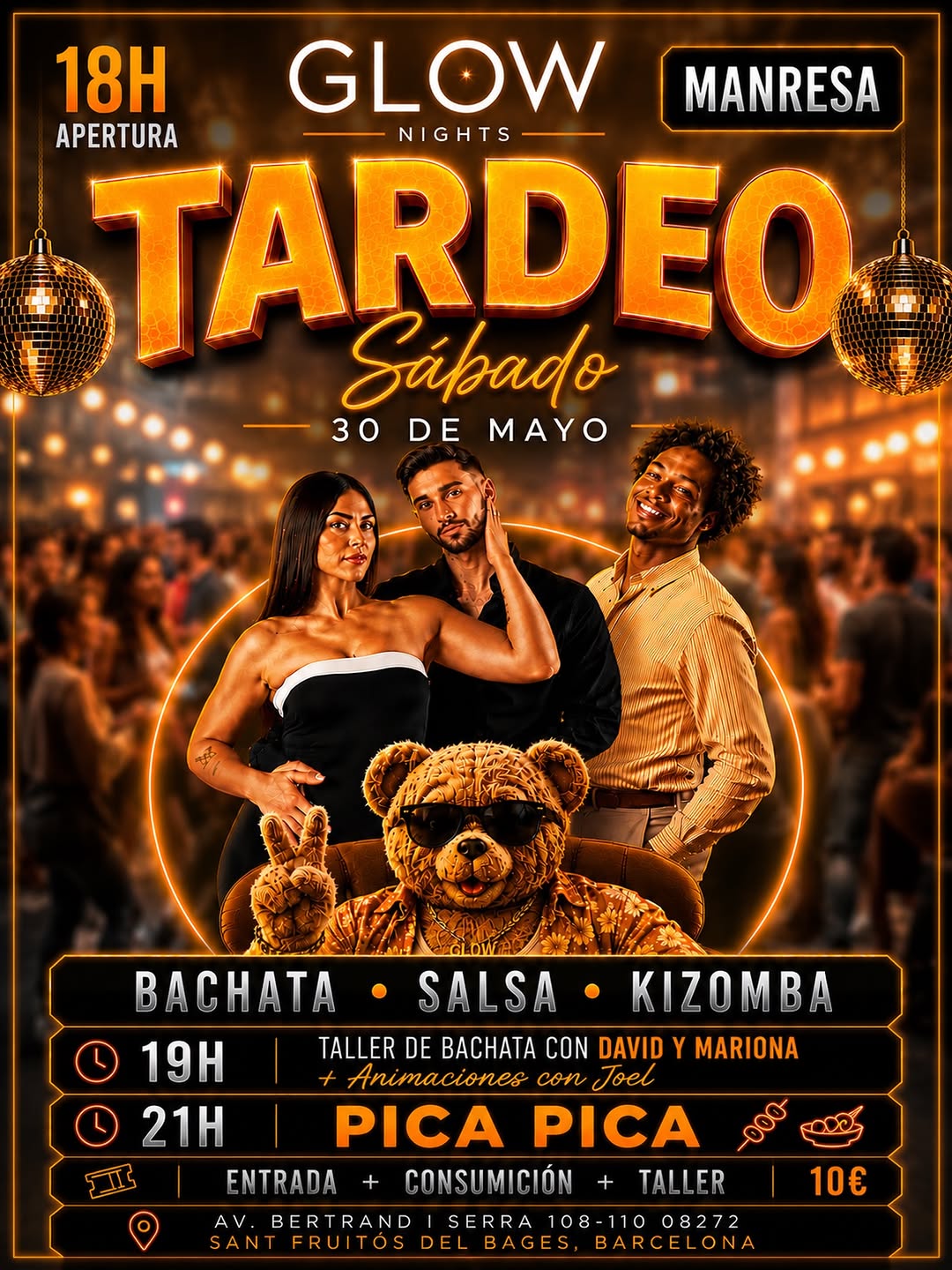 Tardeo Sábado 30 de mayo en Glow Nights