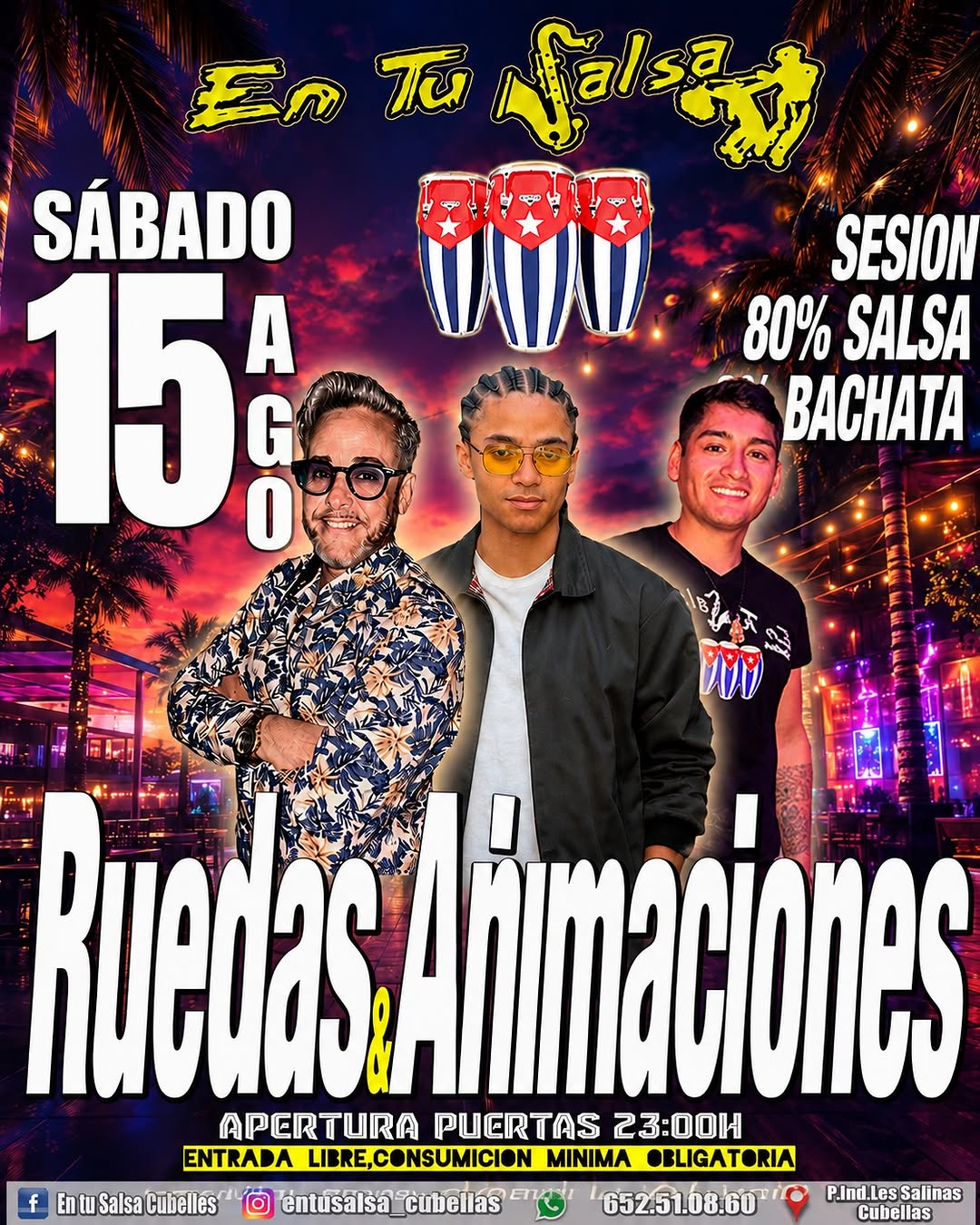Ruedas y Animaciones en En Tu Salsa