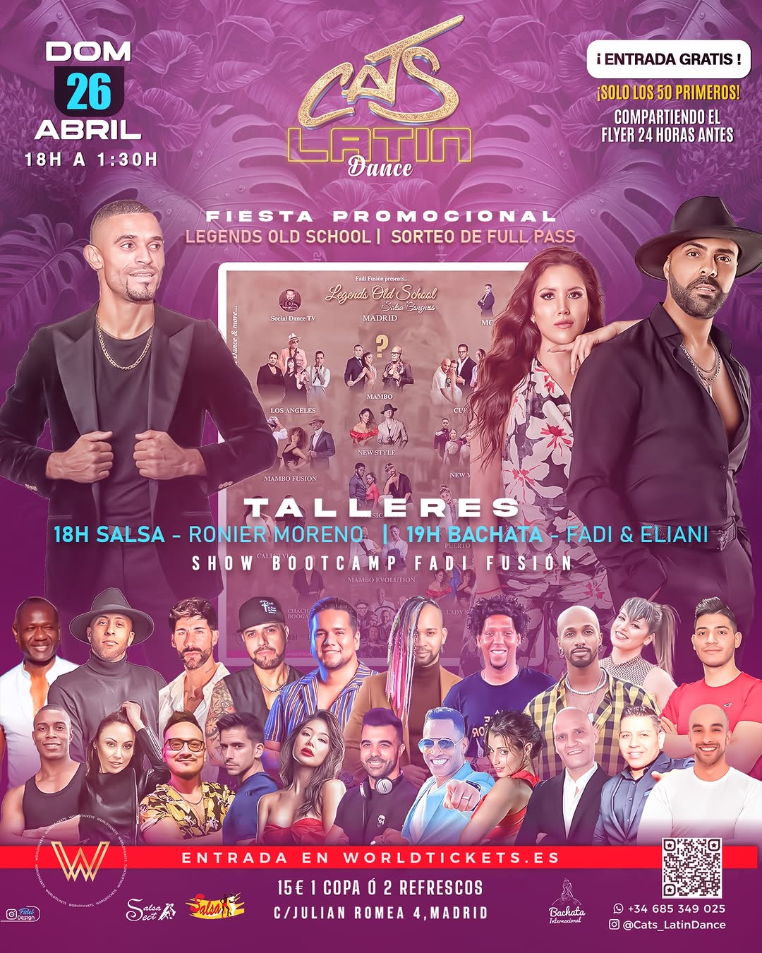 Cats Latin Dance: Fiesta Promocional