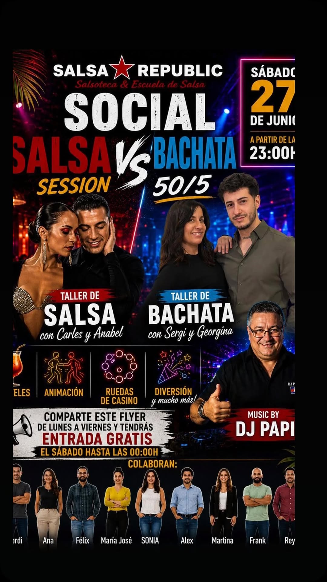 Social de Salsa y Bachata en Salsa Republic