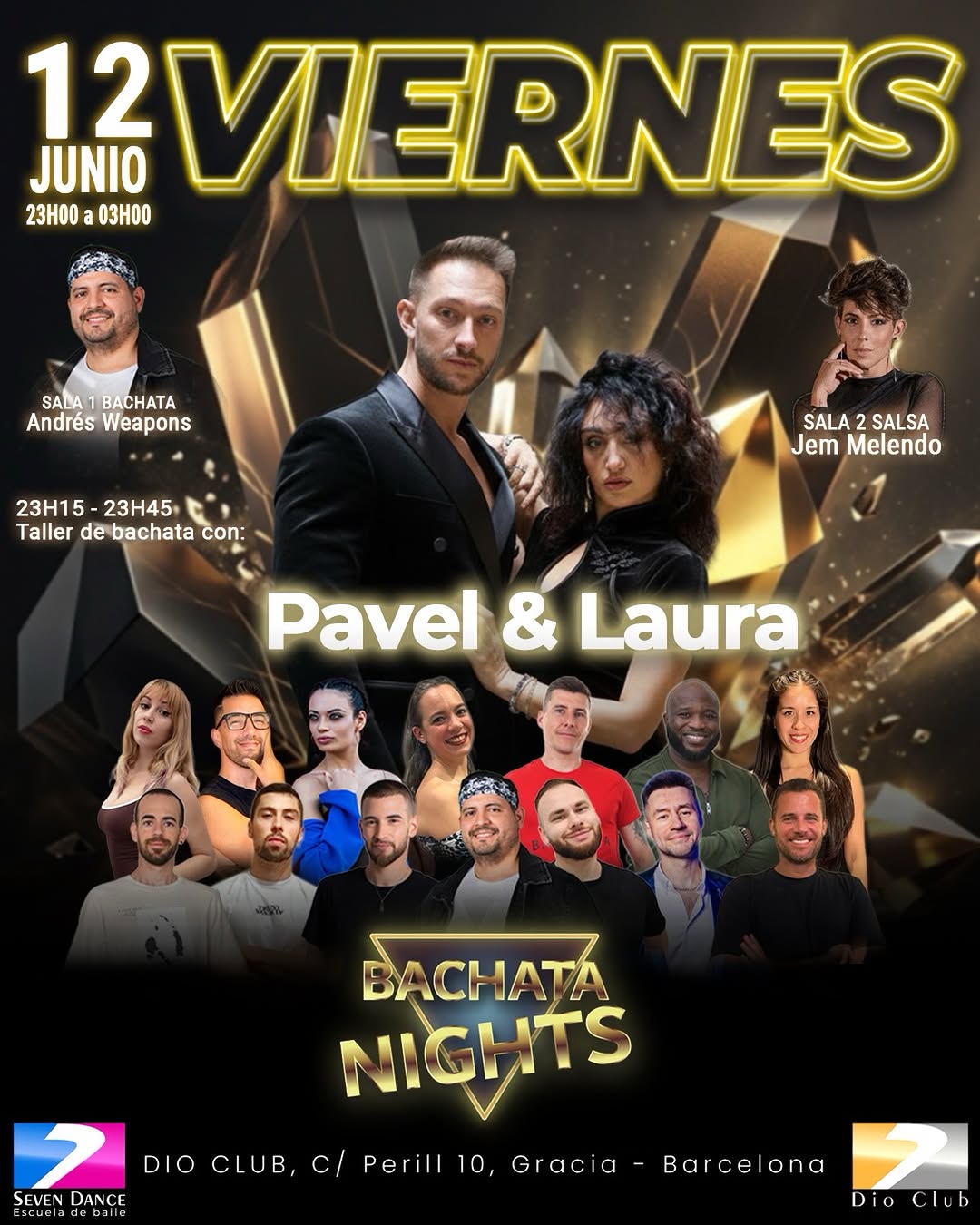 Noche de Bachata con Pavel y Laura en Dio Club