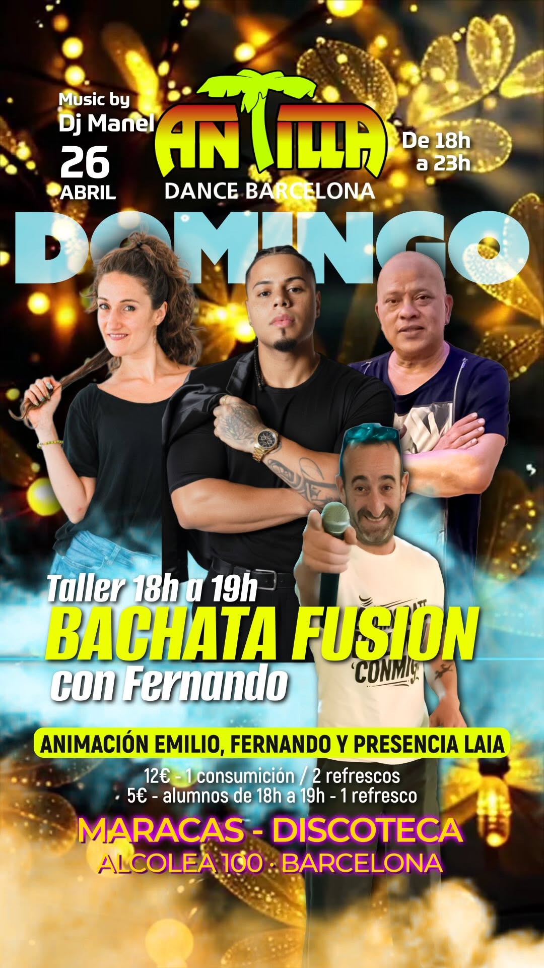 Taller Bachata Fusion con Fernando