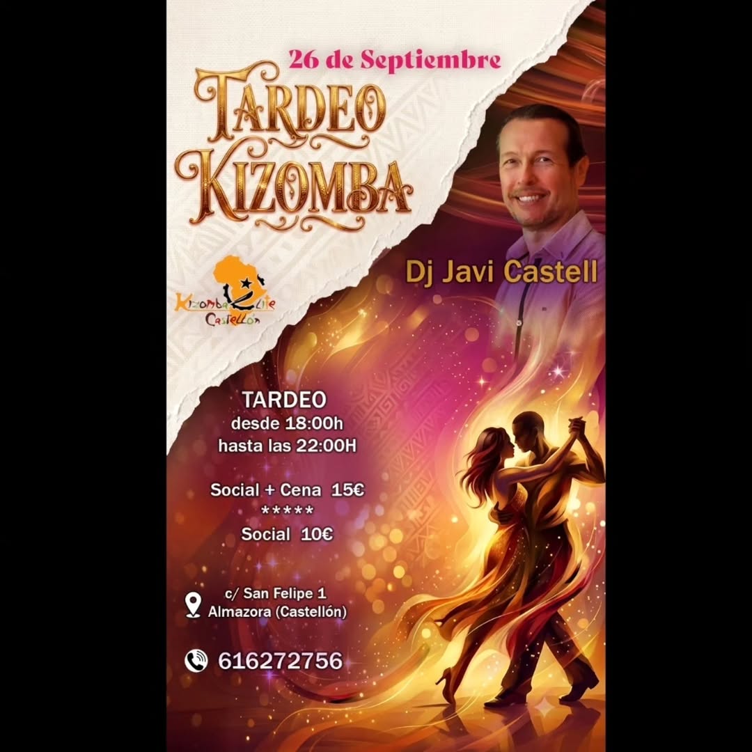 Tardeo Kizomba en DjJavier Castell