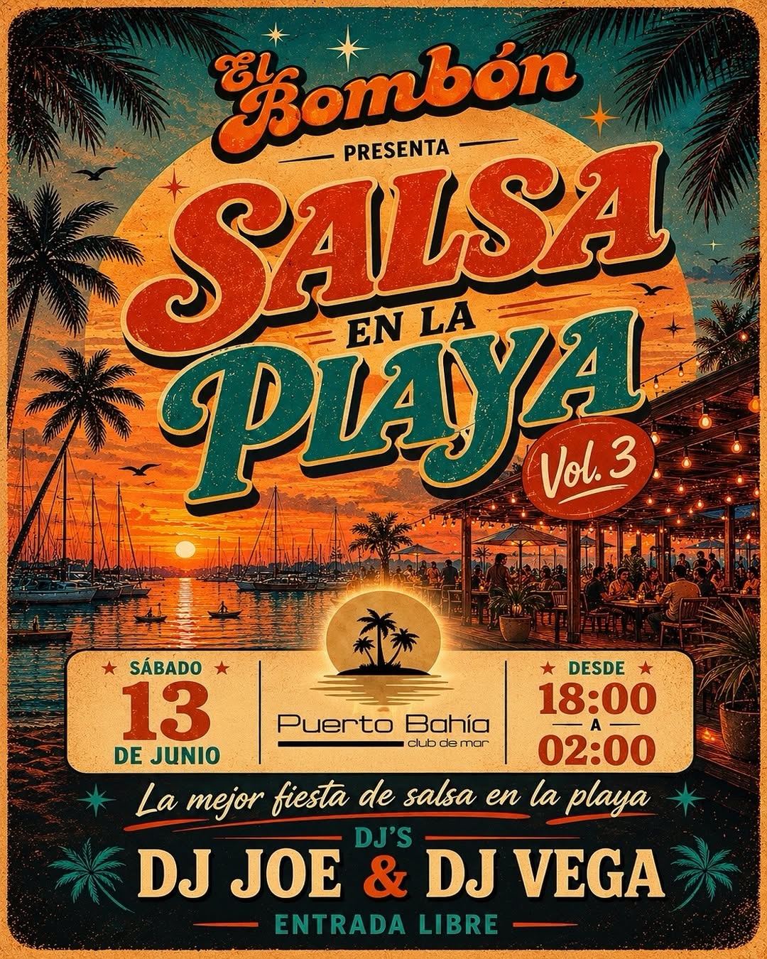 Salsa en la Playa Vol. 3 en El Bombón