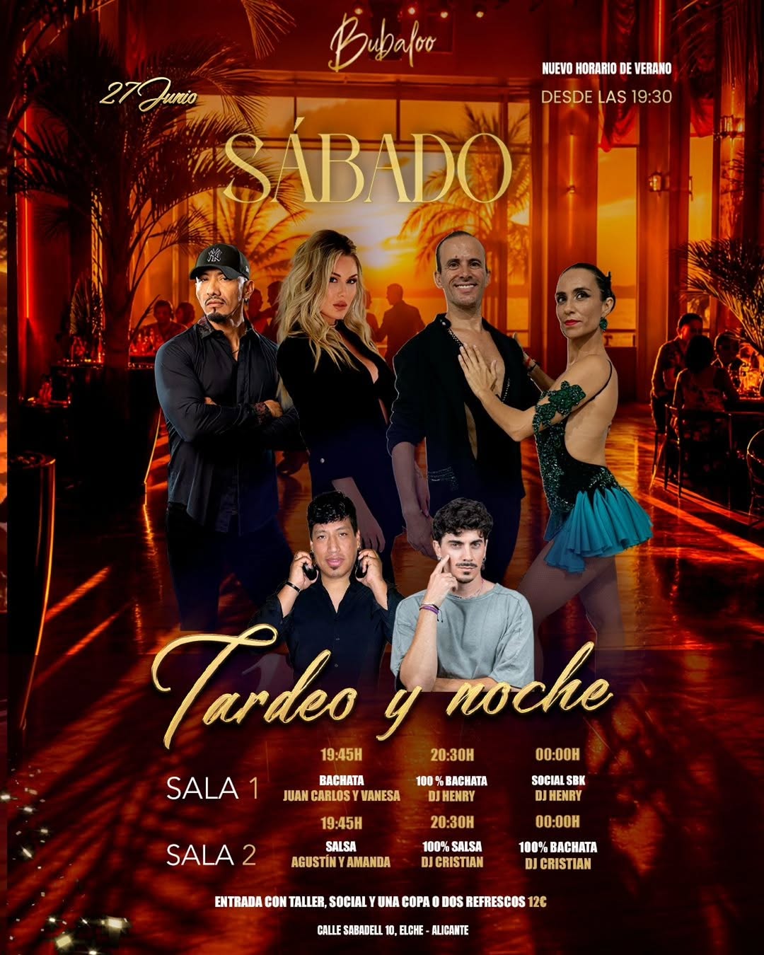 Tardeo y noche en Sala Bubaloo