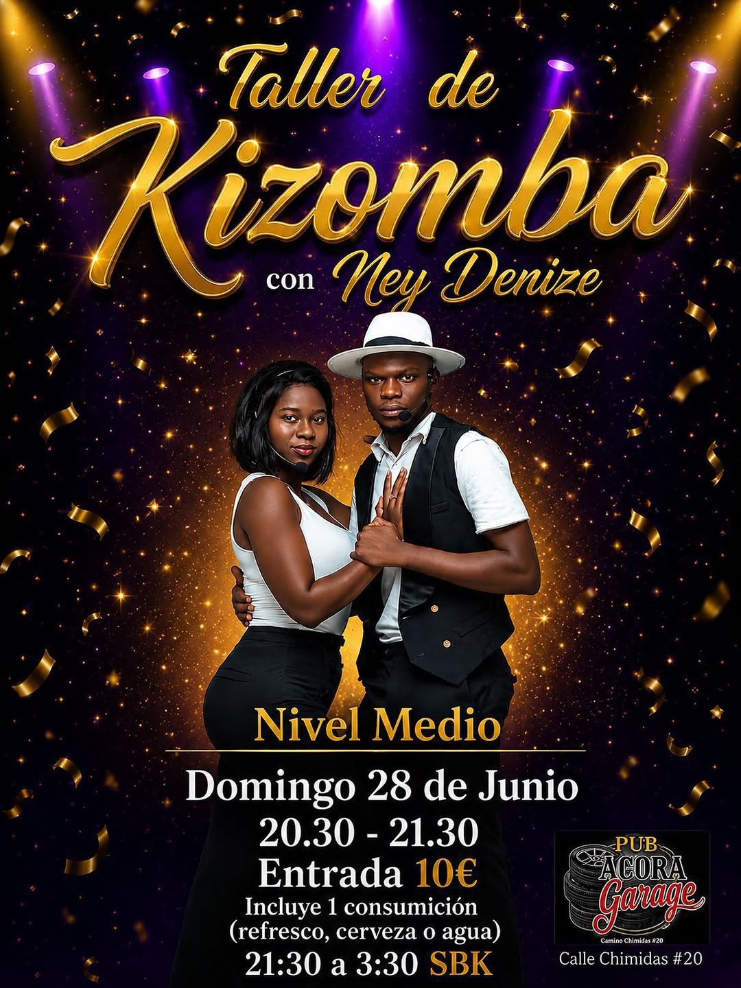 Taller de Kizomba con Ney Denise en Deiland Shopping Centre