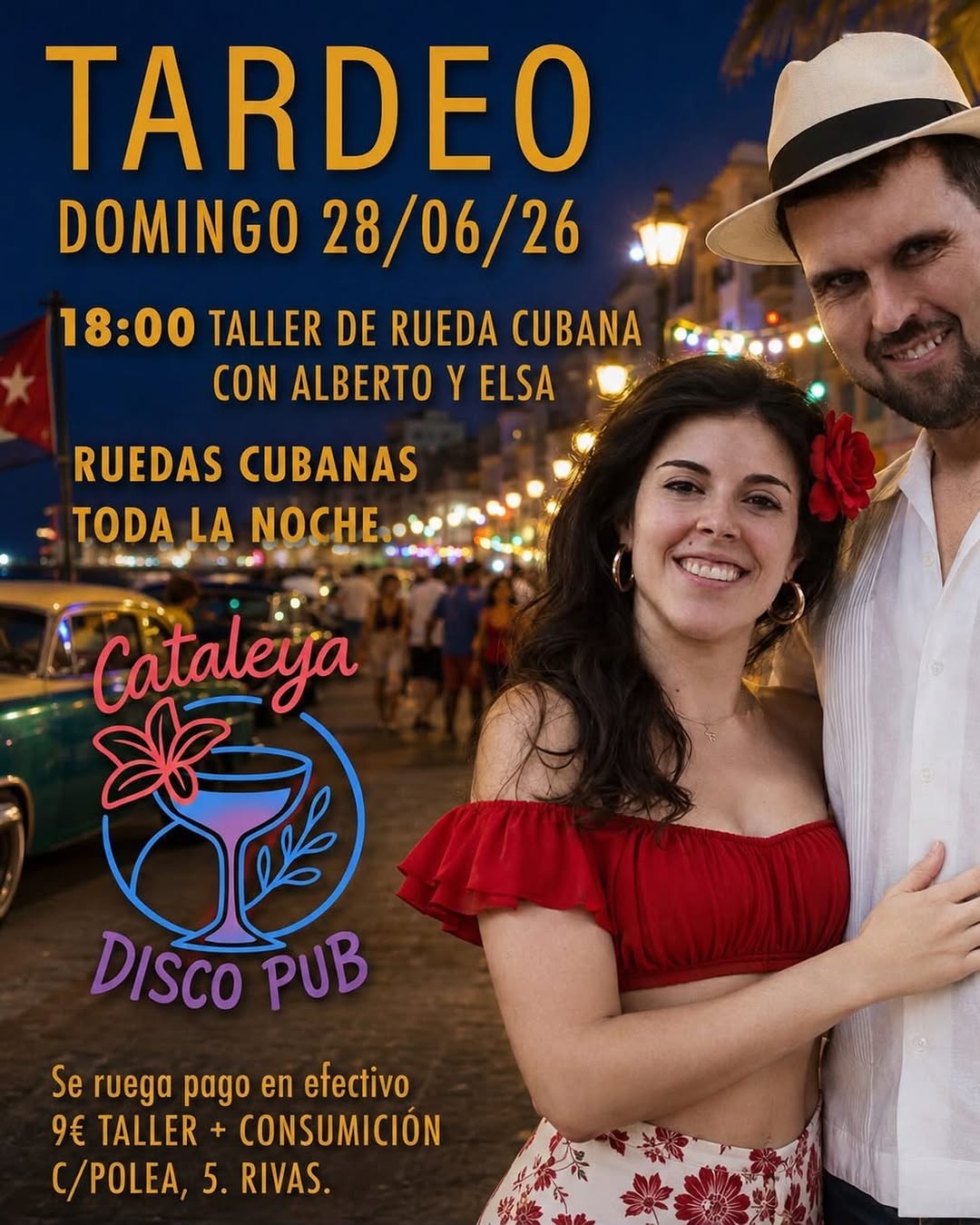 Tardeo de Rueda Cubana en Cataleya Discopub