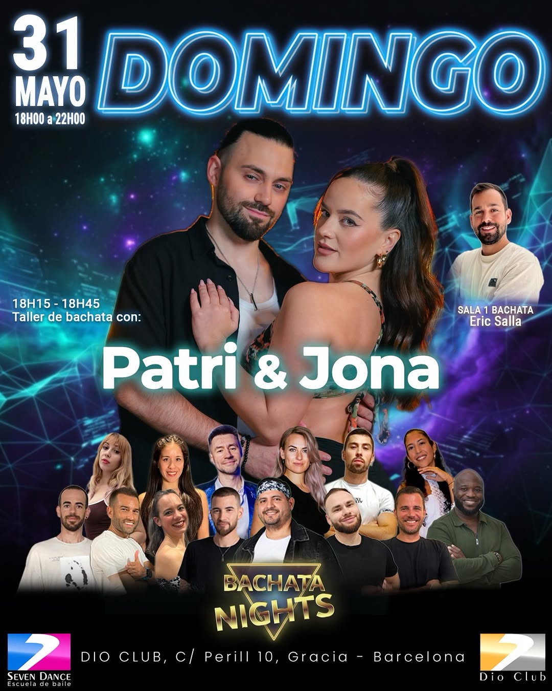 Domingo de Bachata con Patri y Jona en Dio Club