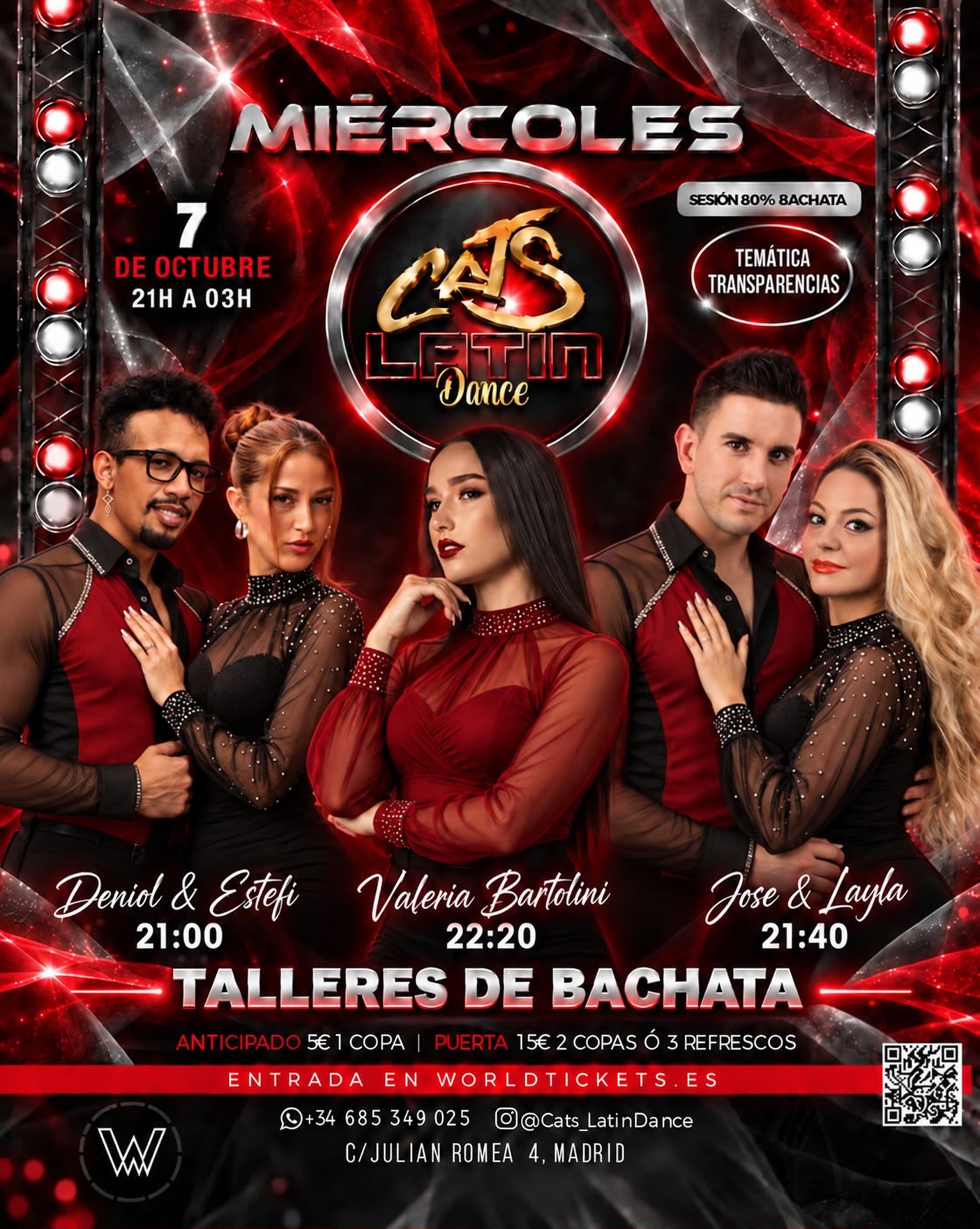 Miércoles de Bachata: Talleres en Cats Latindance
