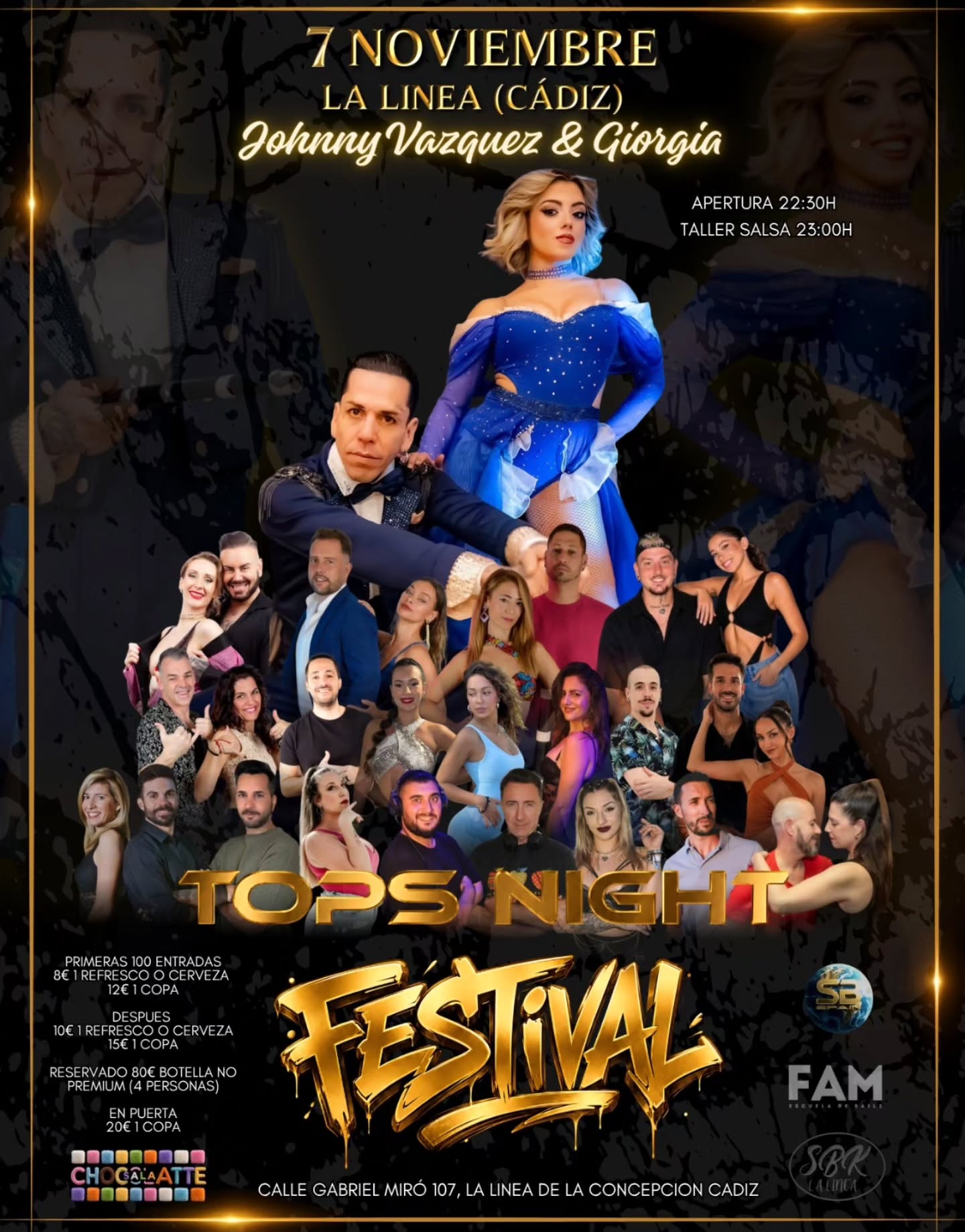 7 de noviembre en La Línea (Cádiz): Johnny Vazque en sbklalinea