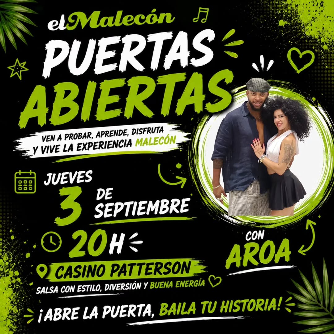 Puertas Abiertas: Salsa con Aroa en El malecón de la salsa