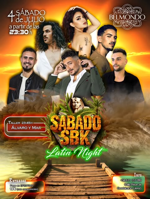 Sábado SBK Noche Latina en Belmondo Discoteca