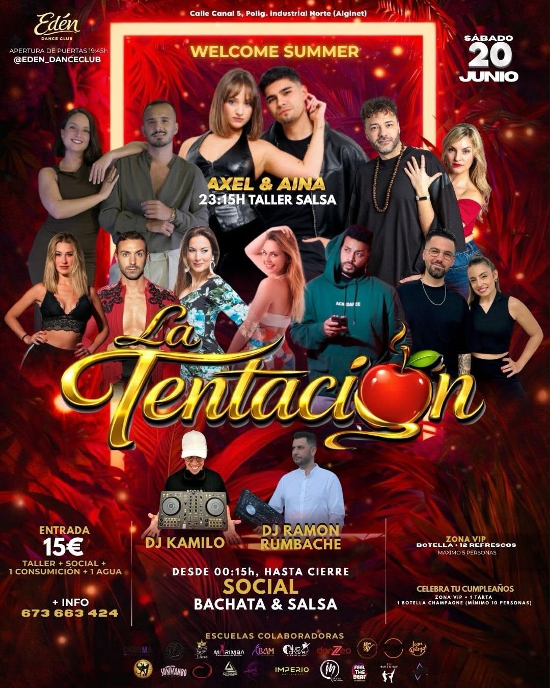 La Tentación: Social Bachata y Salsa en Edén Dance Club