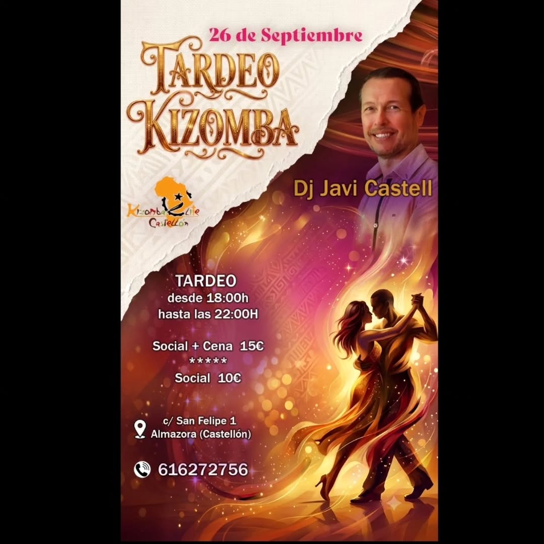 Tardeo de Kizomba en DjJavier Castell