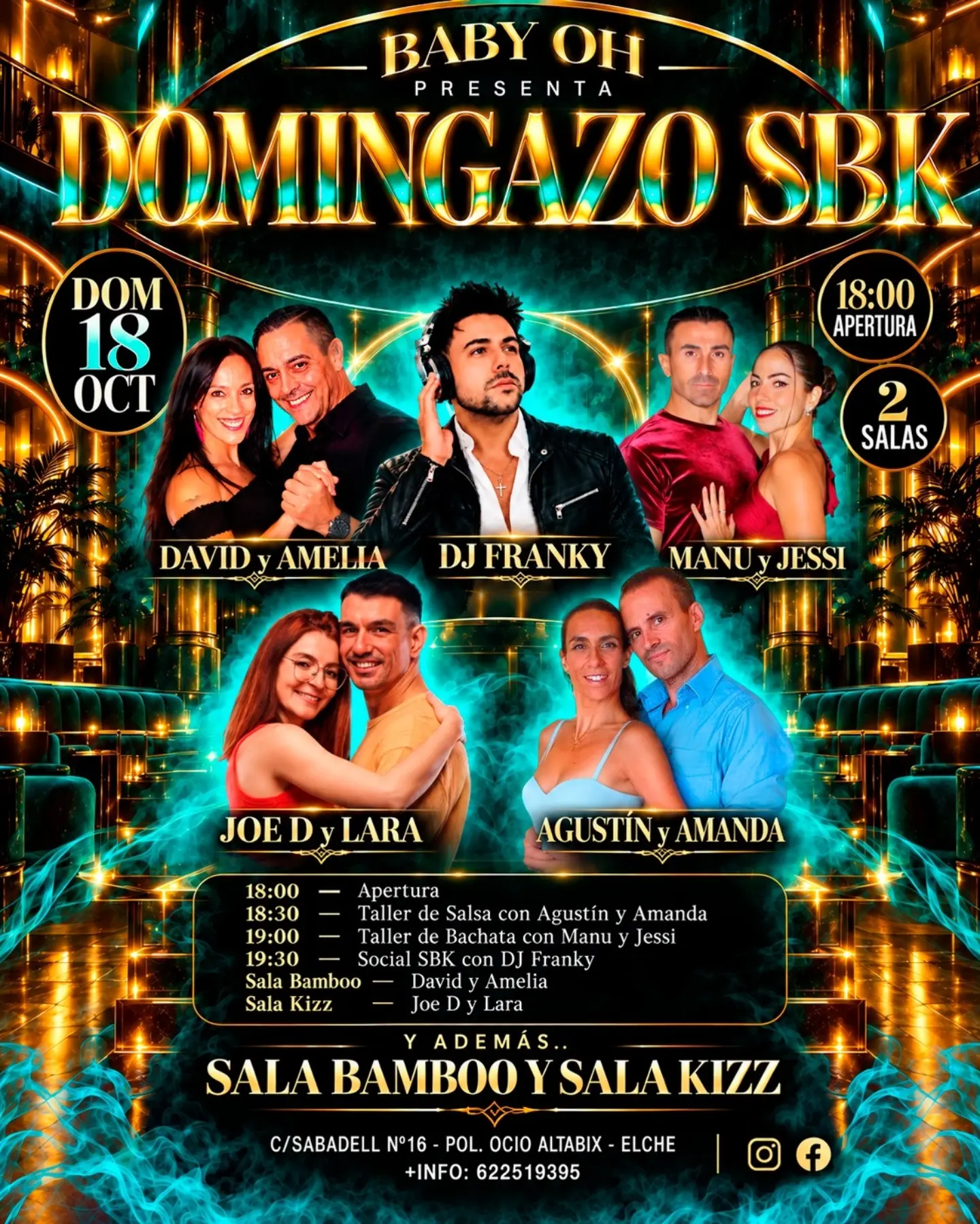 Domingazo SBK en BABY'OH Elche