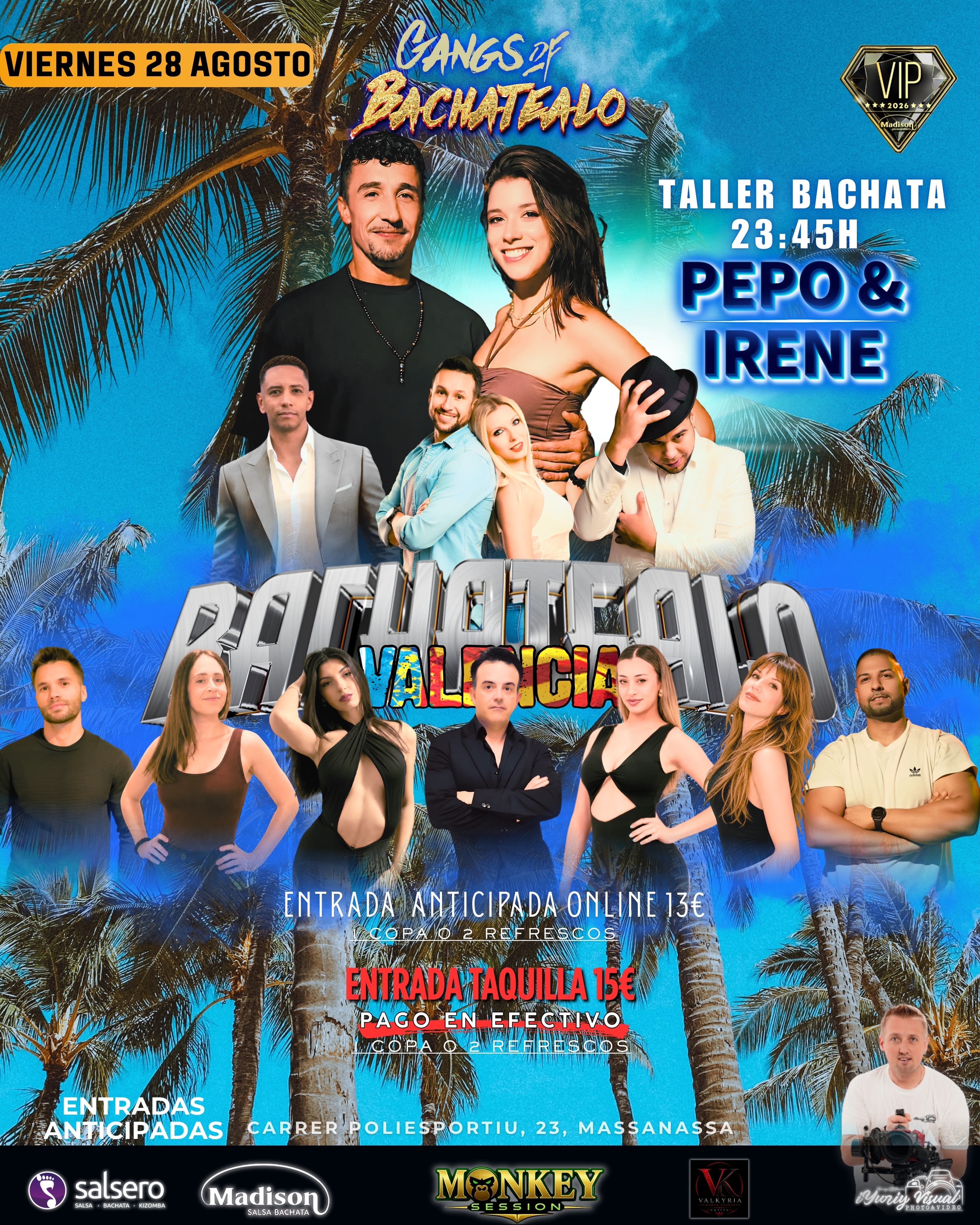 Taller Bachata con Pepo & Irene en Madison
