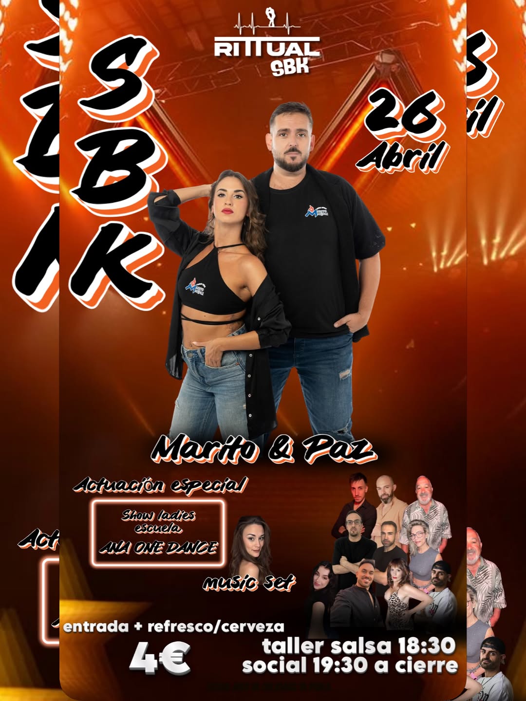 Taller de Salsa con Marito y Paz