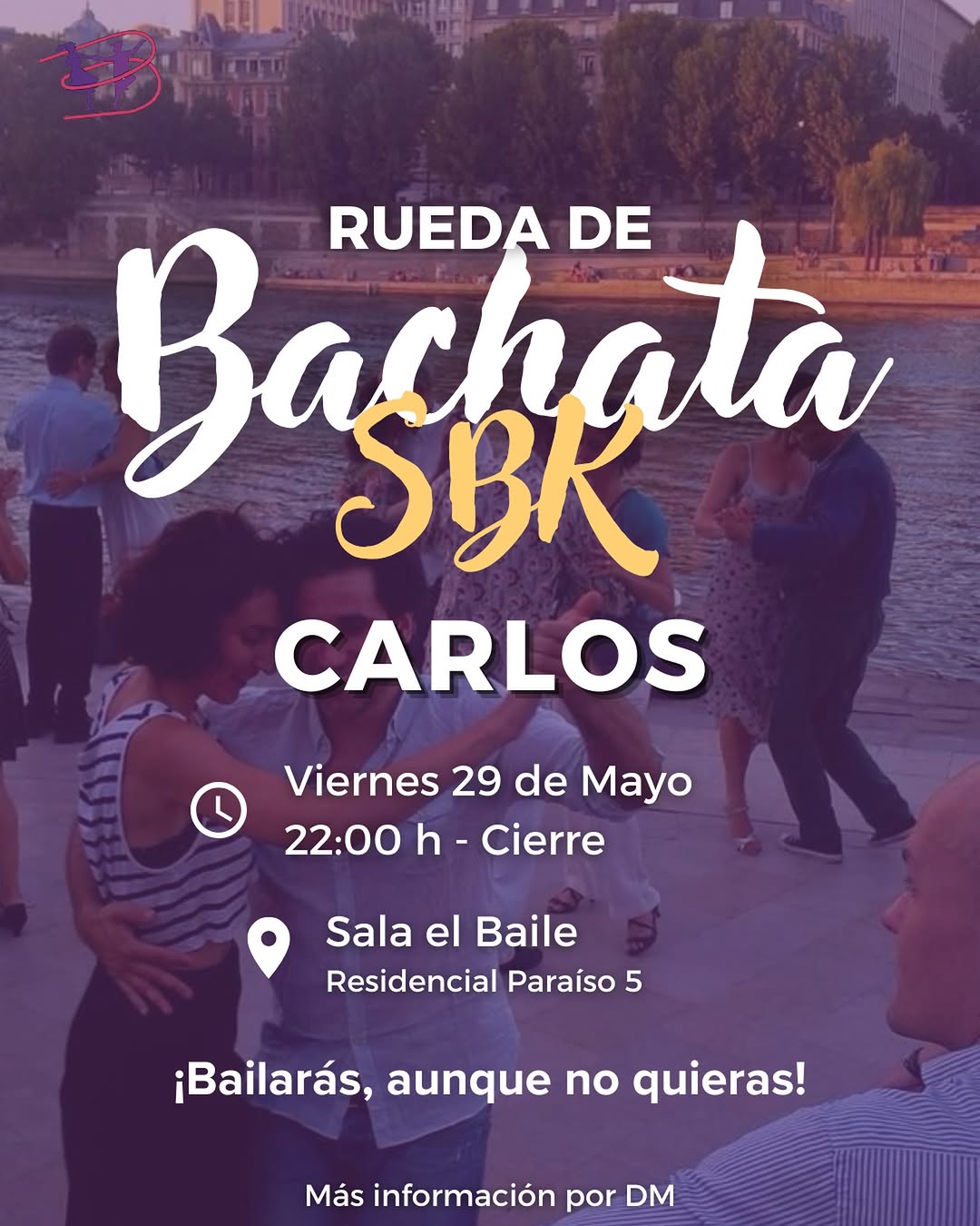 Rueda de Bachata SBK Carlos en Sala El Baile Zaragoza