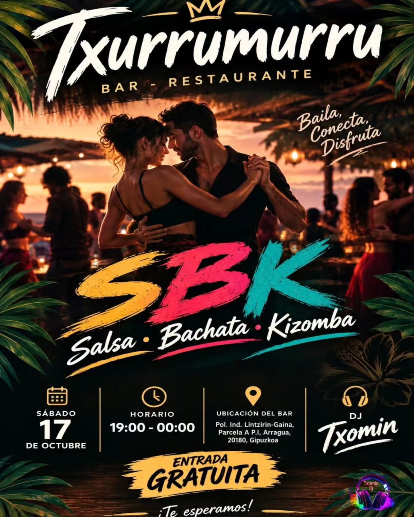 Noche SBK: Salsa, Bachata y Kizomba en SBK Guipuzcoa
