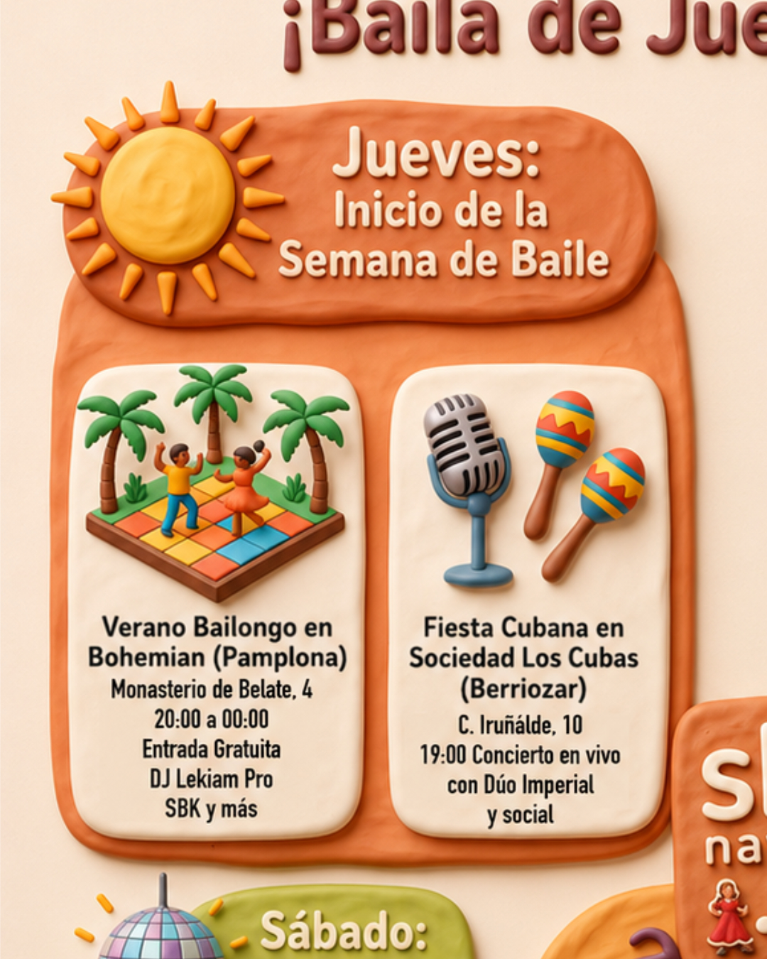 Fiesta Cubana en Sociedad Los Cubas (Berriozar) en SBK Navarra