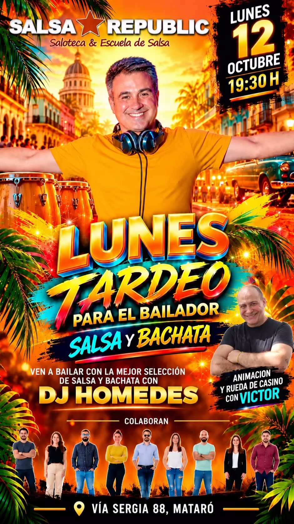 Lunes Tardeo: Salsa y Bachata en Salsa Republic
