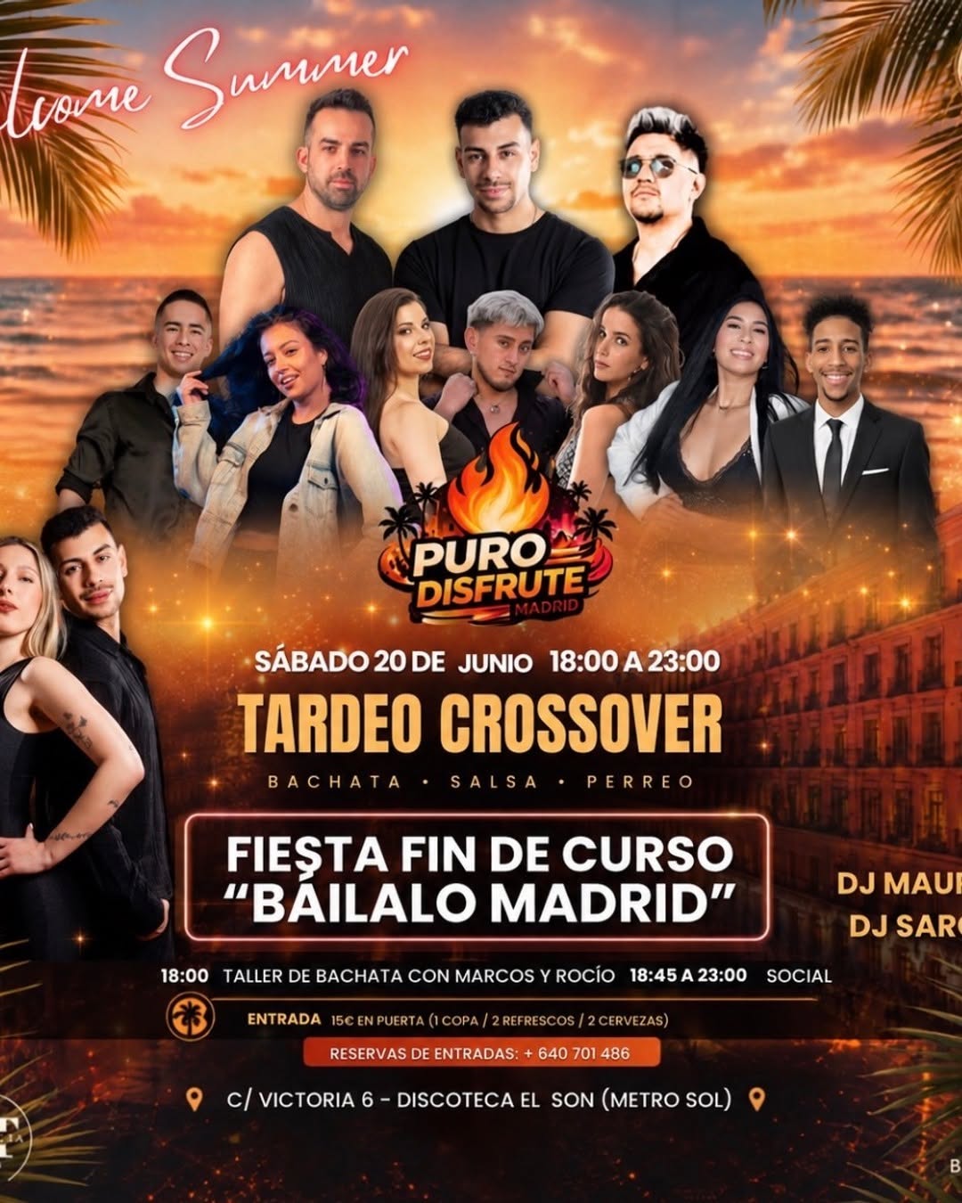 Tarde Crossover y Fiesta Bailalo Madrid en Discoteca el son