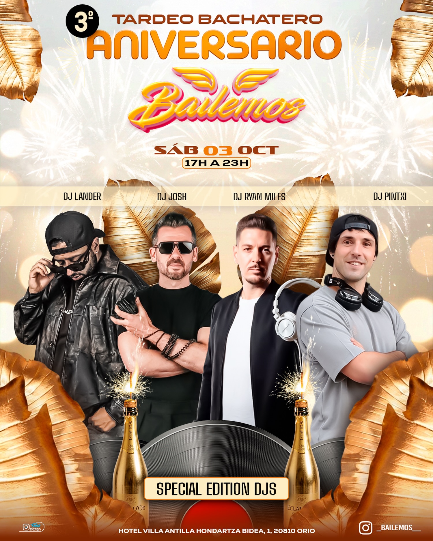 3º Tardeo Bachatero - Aniversario en SBK Guipuzcoa